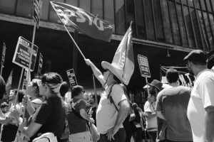 Australian CGT reform protest: investors impacted.