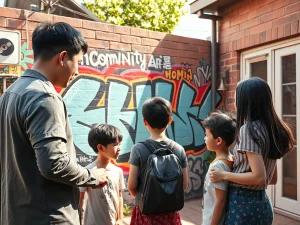 Melbourne graffiti art debate: Community art in Australia pushes boundaries.